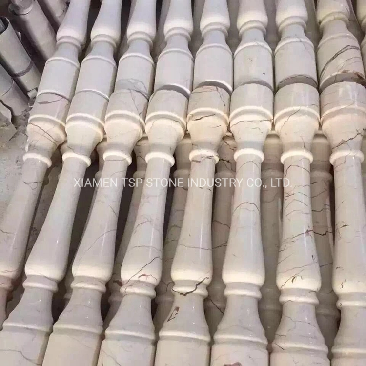 Customized Natural Marble/Granite Column/Roman Column/Stone Pillar/Stone Column for Garden Decoration